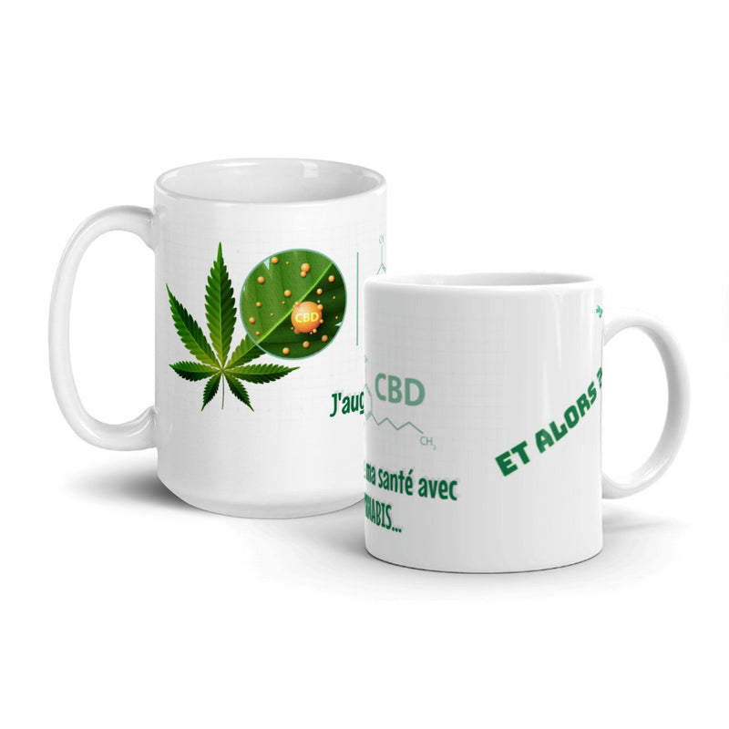 Mug Blanc "Cannabis Santé"