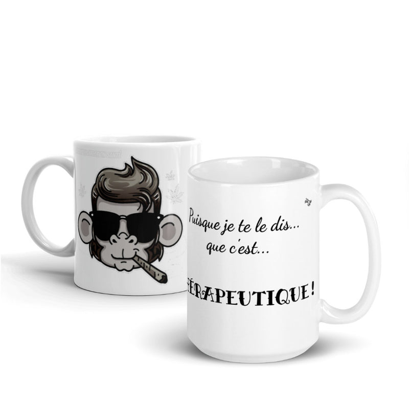 Mug Blanc "c'est THÉRAPEUTIQUE"