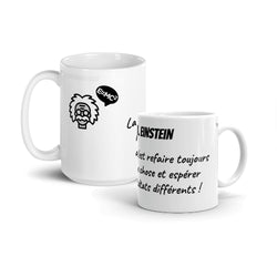 Mug Blanc "A.Einstein - La Folie"