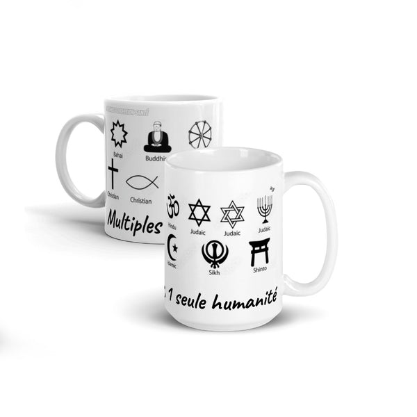 Mug Blanc "1 seule humanité"