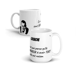 Mug Blanc "Coluche - nombreux"