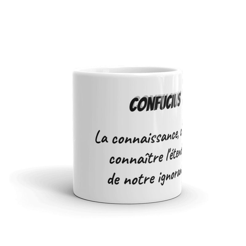 Mug Blanc "Confucius - La connaissance"