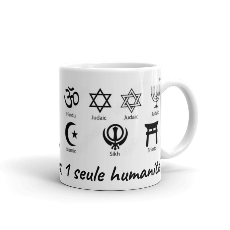 Mug Blanc "1 seule humanité"