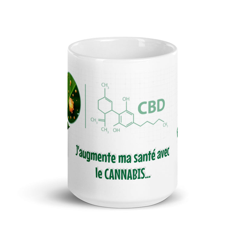 Mug Blanc "Cannabis Santé"