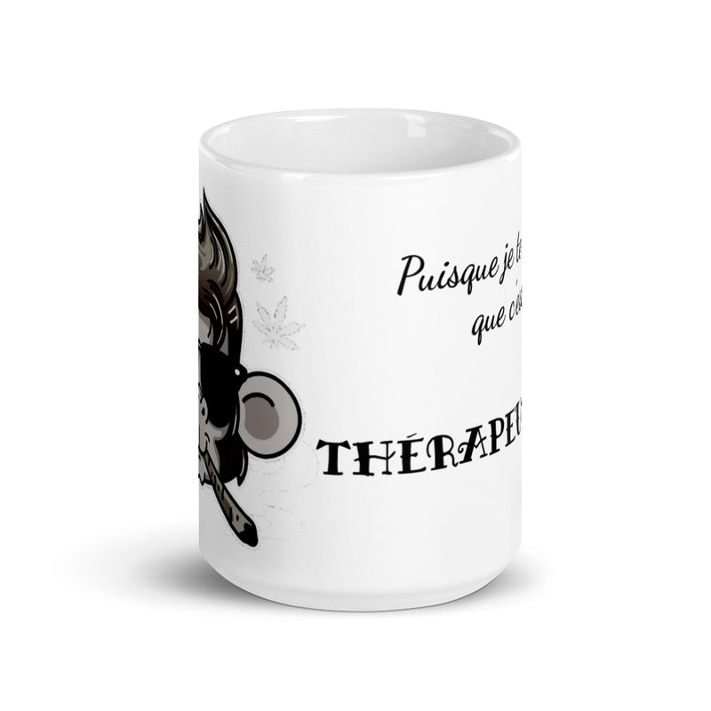 Mug Blanc "c'est THÉRAPEUTIQUE"