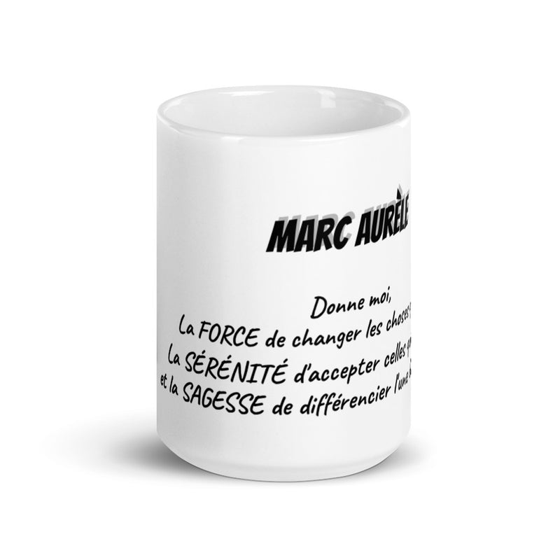 Mug Blanc "Marc Aurèle - Donne-moi"