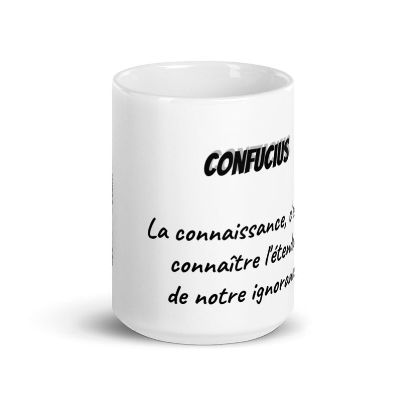 Mug Blanc "Confucius - La connaissance"