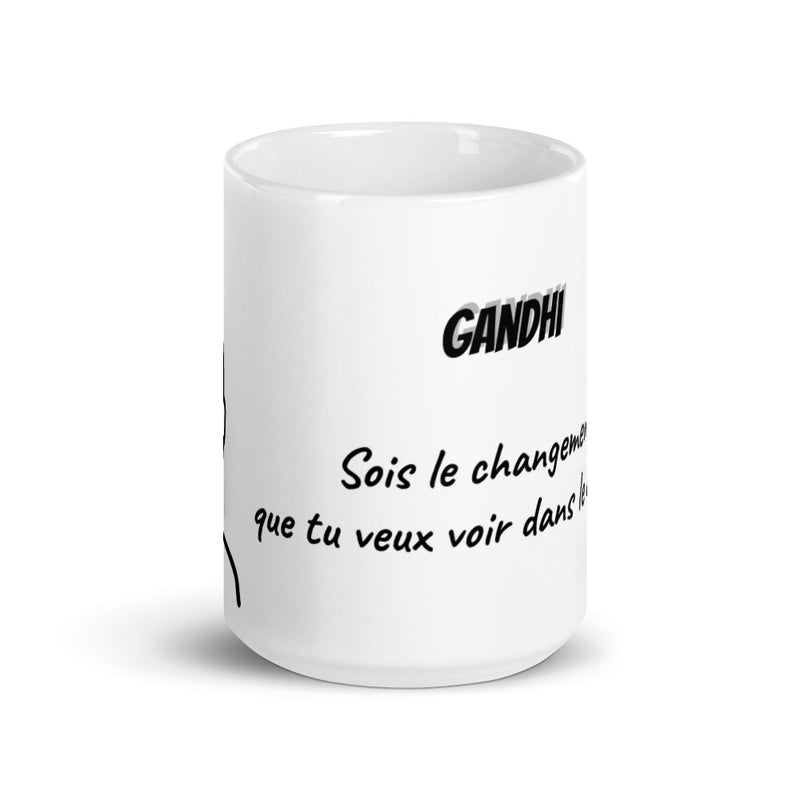 Mug Blanc "Gandhi - incarne..."