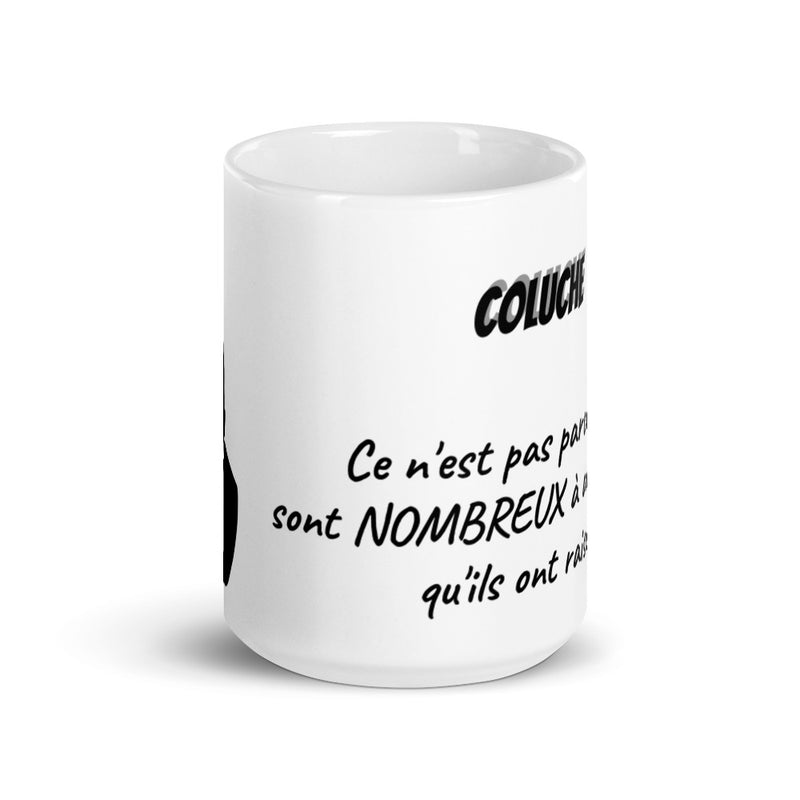 Mug Blanc "Coluche - nombreux"