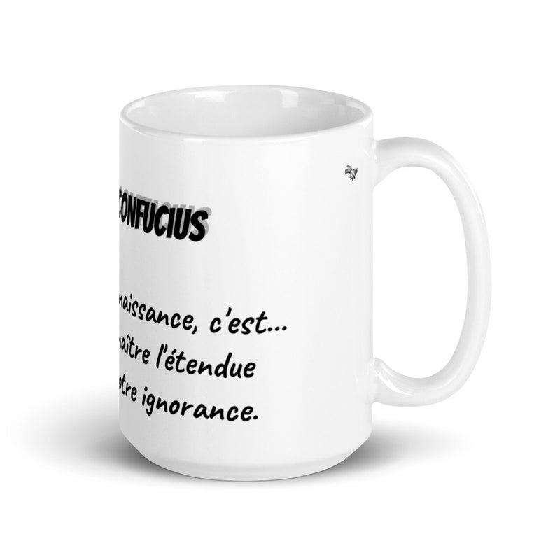 Mug Blanc "Confucius - La connaissance"