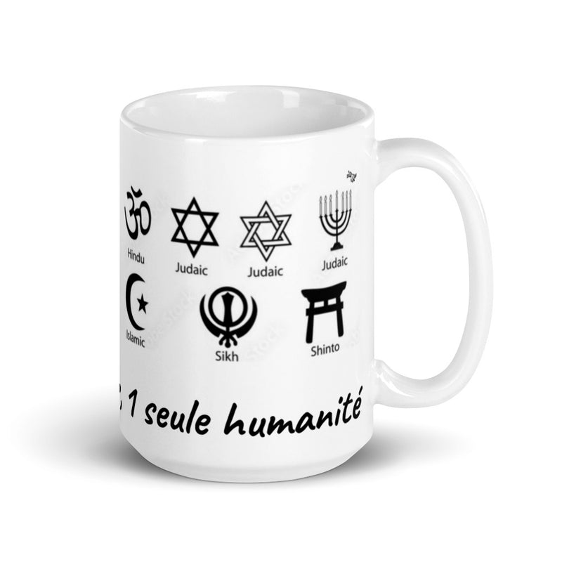 Mug Blanc "1 seule humanité"