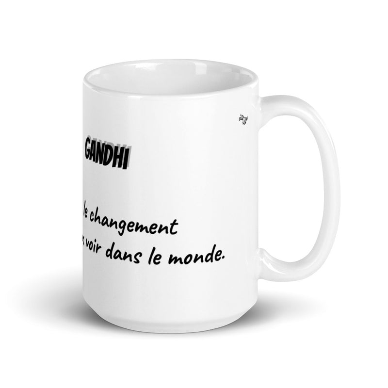 Mug Blanc "Gandhi - incarne..."