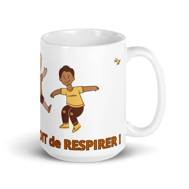 Mug Blanc "respirer"